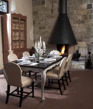 Набор для гостиной-столовой с большим обеденным столом