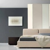 Набор Mercantini с двуспальной кроватью ELOS в светлой ткани