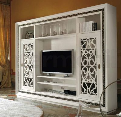 Шкаф с перфорированными створками без стекла