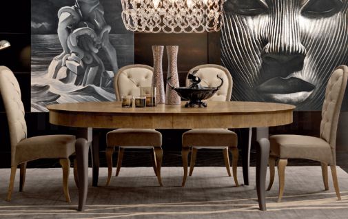 Овальный раскладной стол Kronos