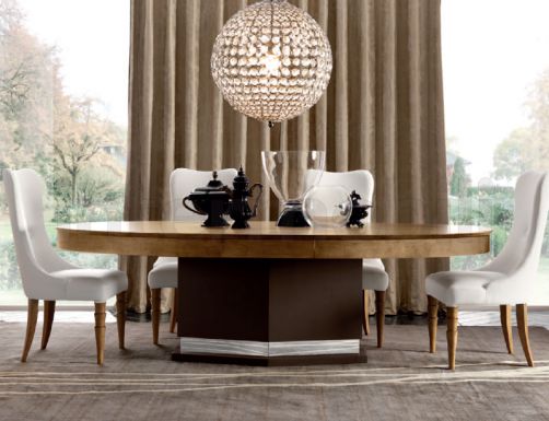 Овальный раздвижной стол NEOS