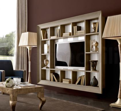 Стенной стеллаж под телевизор OIKOS