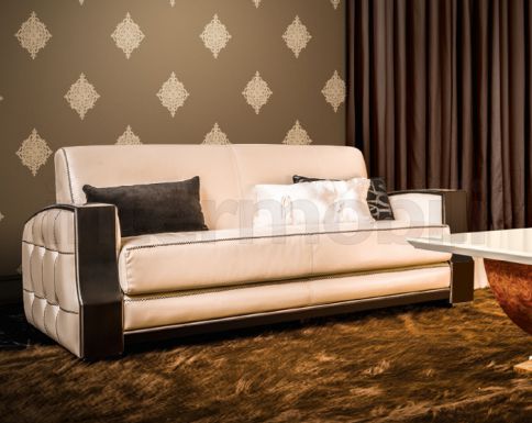 Кожаный диван