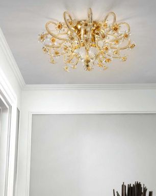 Ажурный потолочный светильник