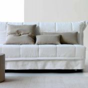 Белый диван без подлокотников