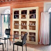 Бежевая стенка для гостиной из коллекции Glamour