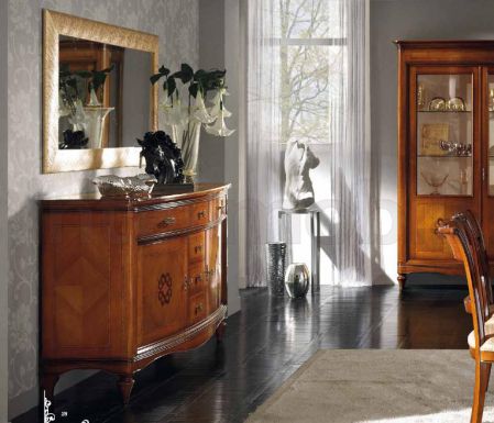 Благородная мебель для столовой комнаты.