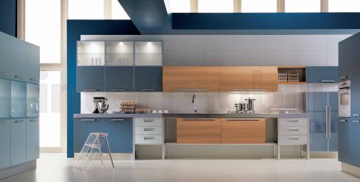 Большая модульная кухня в современном стиле из коллекции Trendy