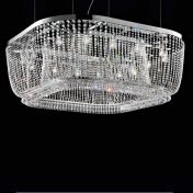 Большая прямоугольная люстра