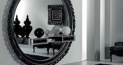 Большое настенное круглое зеркало коллекции BAROQUE