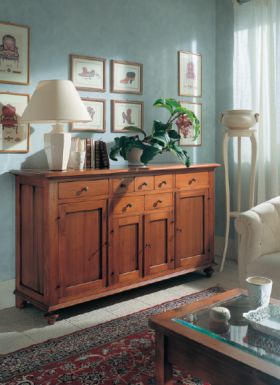 Большой буфет CORTESE из натурального дерева