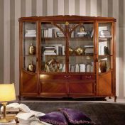 Большой книжный шкаф для кабинета.