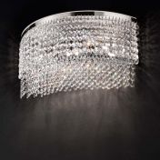 Бра из прозрачных кристаллов