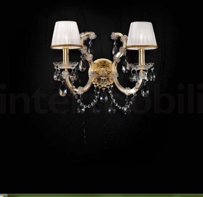 Бра с двумя абажурами