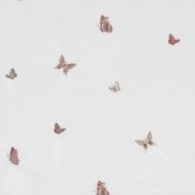 Butterfly Motif Embroidered Dupion