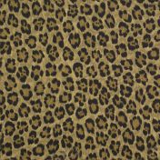 Caledonia Leopard Linen - Bamboo