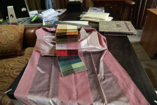 ODEON - velours rayure