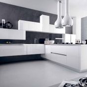 Кухня Ariel белый глянец