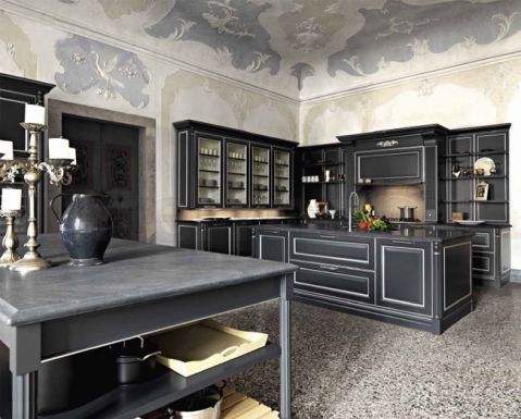 Кухня Elite шелковый графит