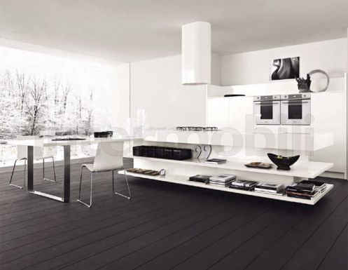 Кухня Lucrezia белый глянец