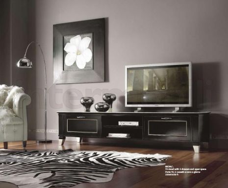 Черная тумба для ТВ