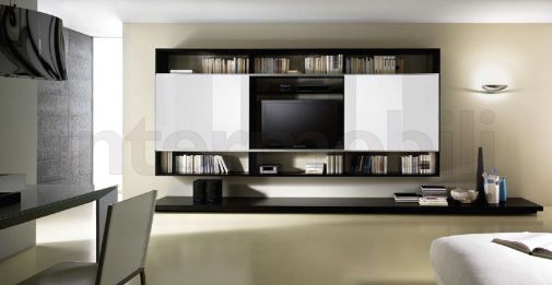 Черно-белый комплект для гостиных NESTOS