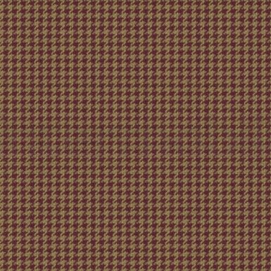 Chesterfield Houndstooth - Cranberry