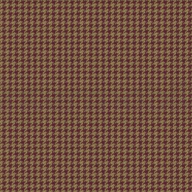 Chesterfield Houndstooth - Cranberry