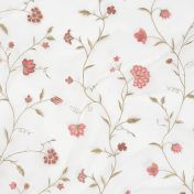 Climbing Floral Embroidered Organza