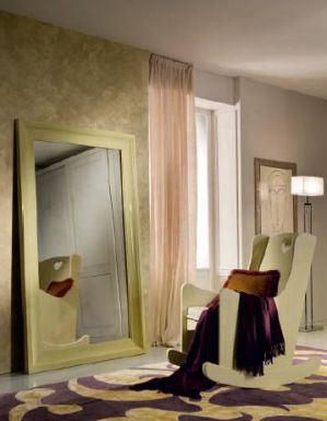 Деревянное кресло-качалка от De Baggis.