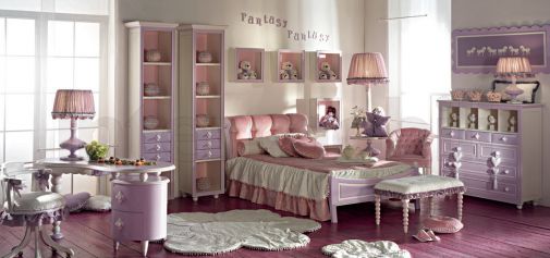 Детская спальня из коллекции FANTASY для маленьких принцесс