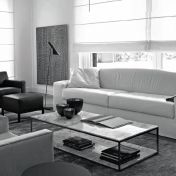 Диван двухместный в обивке из ткани Sharif