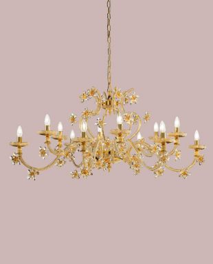 Длинная подвесная люстра