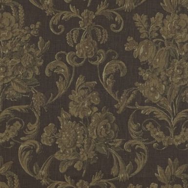 Drawing Room Blockprint - Umber