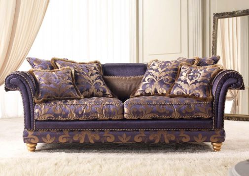 Двухместный диванчик HAMILTON в роскошной обивке