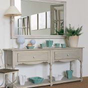 Двухсекционная консоль Maria Rosa с прямоугольным зеркалом Beatrice