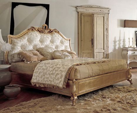 Двуспальная кровать с высоким изголовьем SISSY