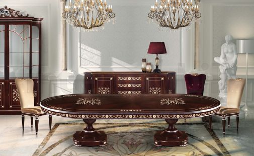 Элегантный гарнитур для столовой коллекции KING