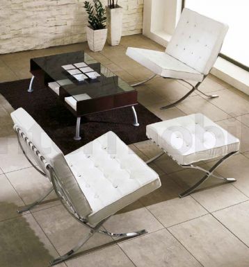 Кресло и пуф BARCELLONA