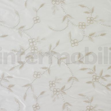 French Knot Embroidered Dupion