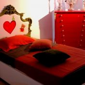 Подростковая кровать с мягким изголовьем CREAZIONI