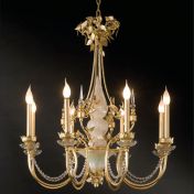 Подвесная люстра - канделябр на 8 ламп