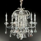 Люстра с эффектными подвесками