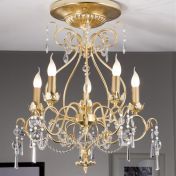 Люстра с виньетками