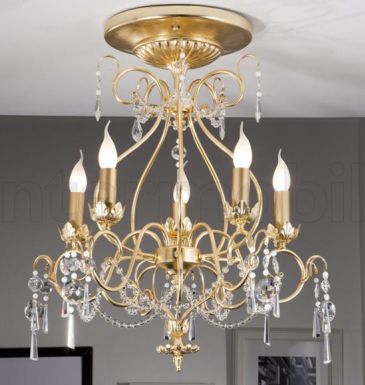 Люстра с виньетками