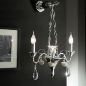 Настенный светильник на цепочке