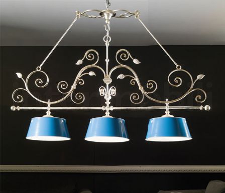 Подвесной светильник из «античного серебра»