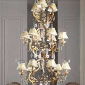 Подвесная люстра на 18 ламп