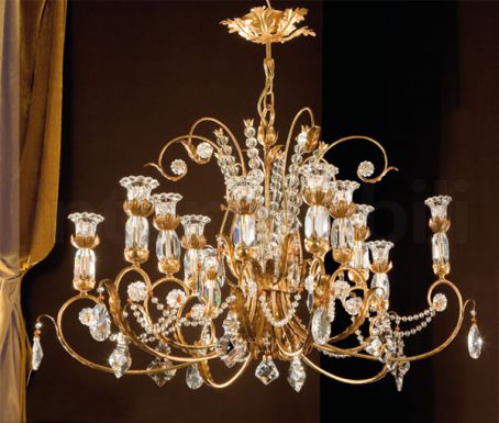 Подвесная люстра на 12 ламп