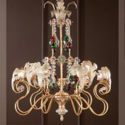 Подвесная люстра из мурановского стекла